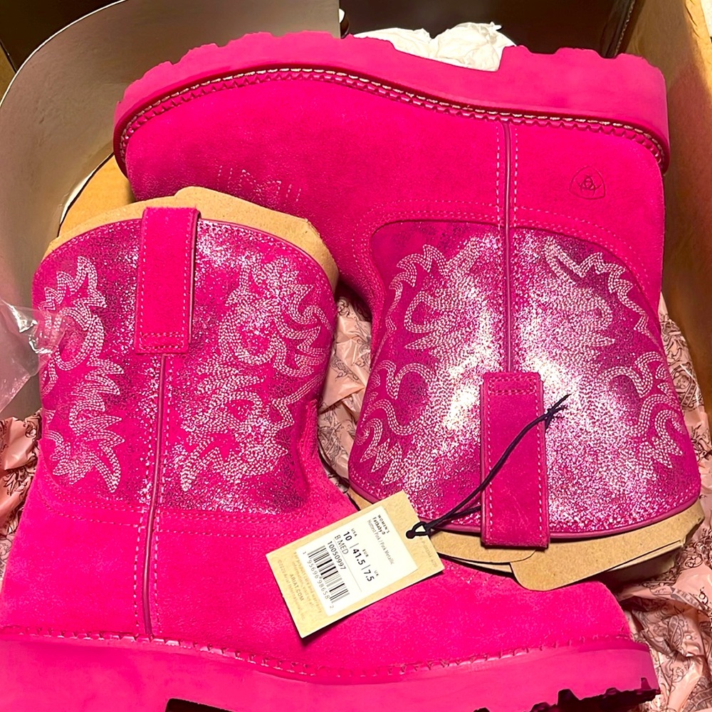 Pink Ariat Boots